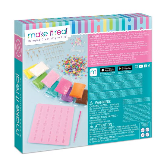 Make It Real Clay Charm DIY Jewellery Kit image number 5