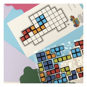 Primary Block Puzzle Stickers