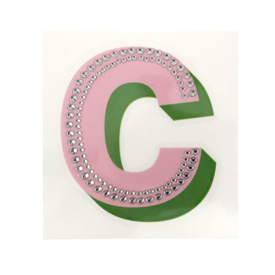 Cold Transfer and Bling Letter C Sticker Set image number 2