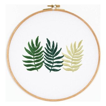 FREE PATTERN DMC Triple Fern Embroidery 0003 image number 2