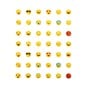 Adhesive Emoji Gems 42 Pack  image number 1