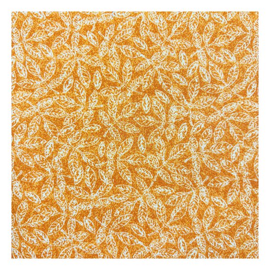 Hearthside Harvest Amber Leaves Cotton Fabric by the Metre image number 2