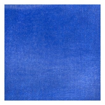 Royal Blue Crystal Organza Fabric by the Metre