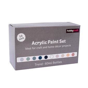 Trend Acrylic Craft Paint 60ml 10 Pack image number 4