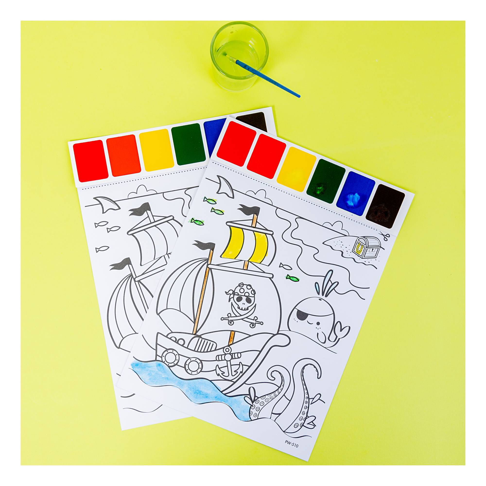 Pirate Paint with Water Picture 2 Pack | Hobbycraft