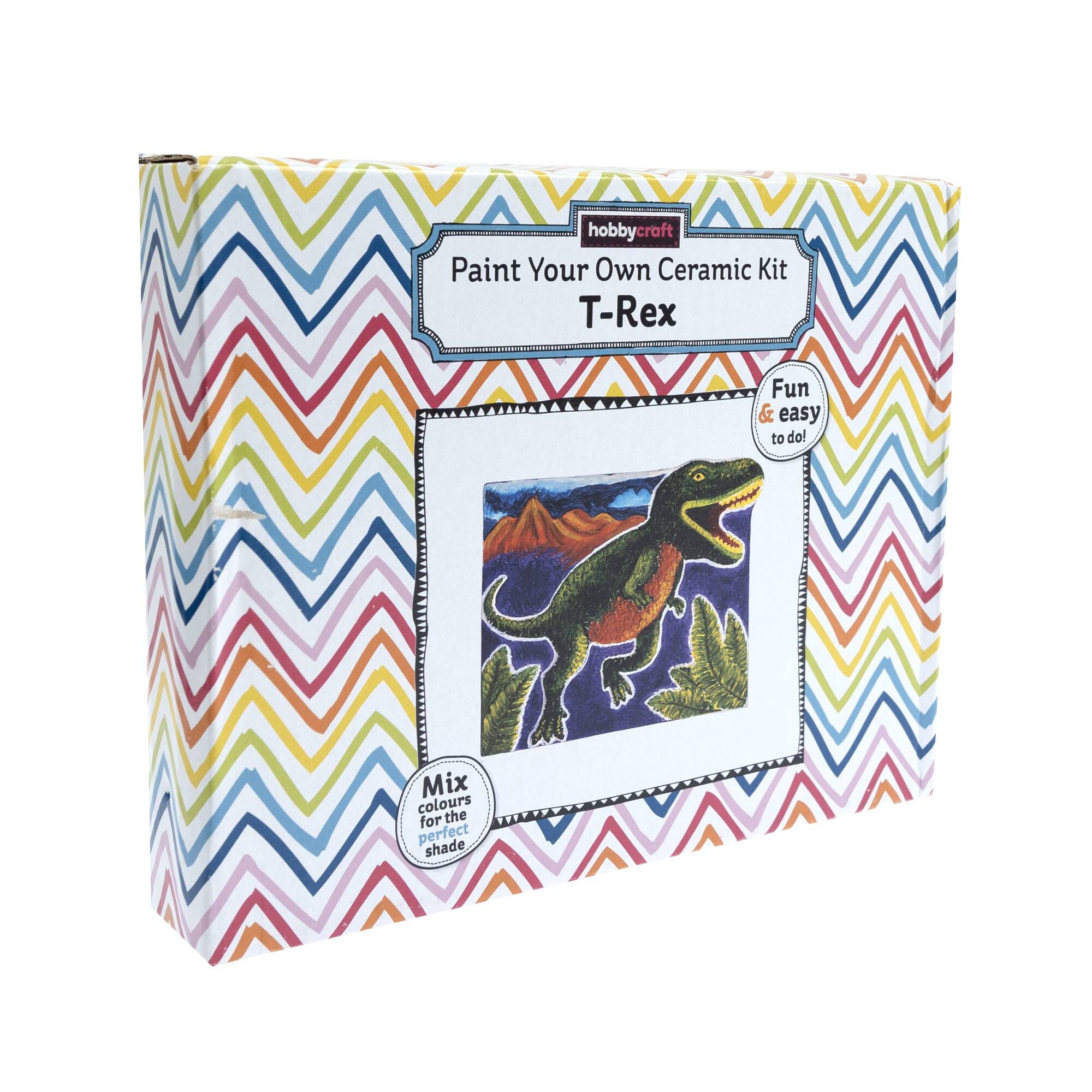 Paint Your Own TRex Ceramic Kit Hobbycraft