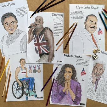 FREE Black History Month Colouring Sheet Download