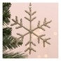Hanging Twine Snowflake Decoration 11cm image number 1
