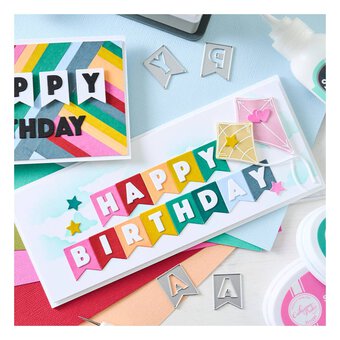 Sizzix Thinlits Birthday Bunting Dies 17 Pieces