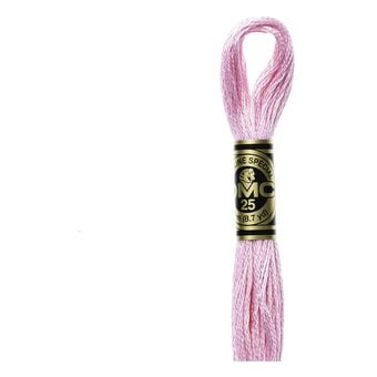 DMC Pink Mouline Special 25 Cotton Thread 8m (3609)