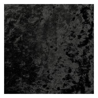 Black Crushed Spandex Velvet Fabric&nbsp;by the Metre
