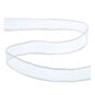 Silver Wire Edge Organza Ribbon 25mm x 3m image number 1