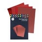 Mixed Red Paper Pad A4 24 Sheets  image number 1