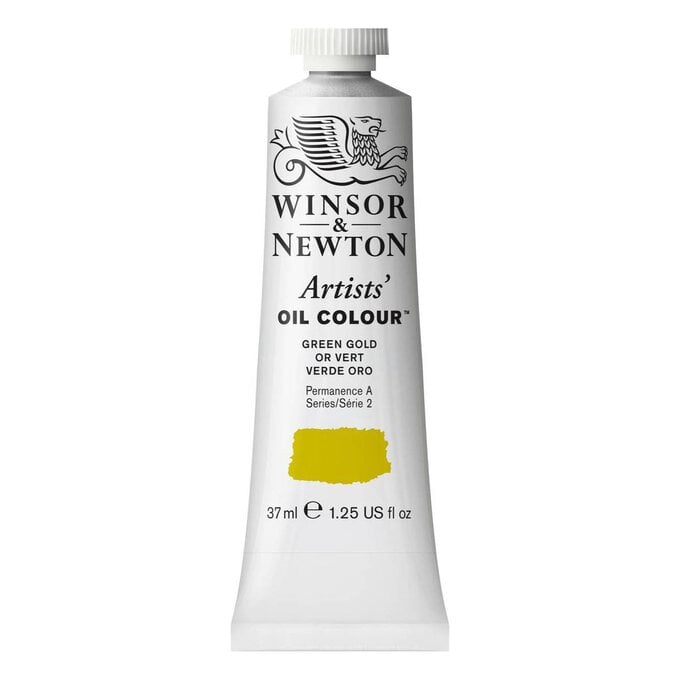 Winsor & Newton Green Gold Artist Oil Colour 37ml image number 1