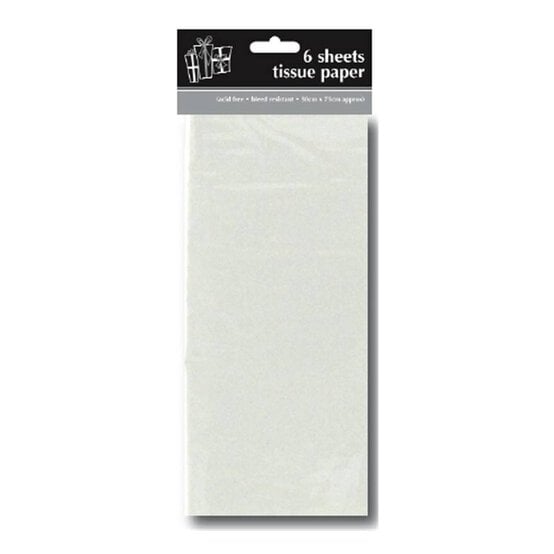 White Tissue Paper 6 Sheets image number 1