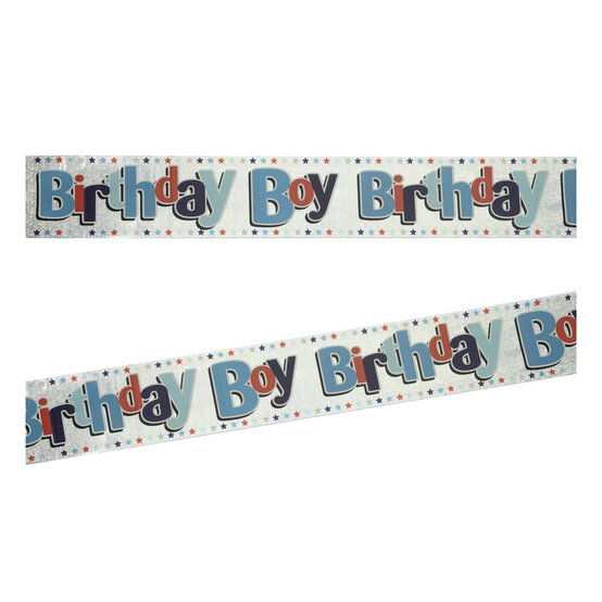 Birthday Boy Banner 2.5m image number 1