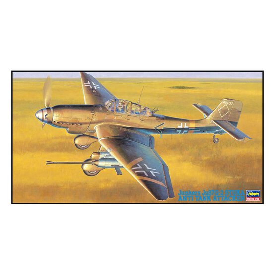 Hasegawa Junkers Ju 87 G-2 Stuka Anti Tank Attacker Model Kit 1:48 image number 1