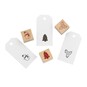 Christmas Wooden Stamp and Gift Tag Set image number 3