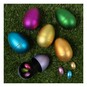 Metallic Fillable Eggs 6 Pack  image number 1