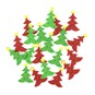 Red and Green Felt Trees 20 Pack  image number 2