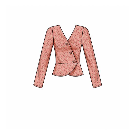 New Look Women&rsquo;s Top Sewing Pattern N6700 image number 4