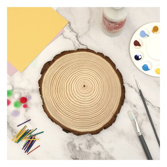 Natural Wooden Pine Slice 20cm image number 3