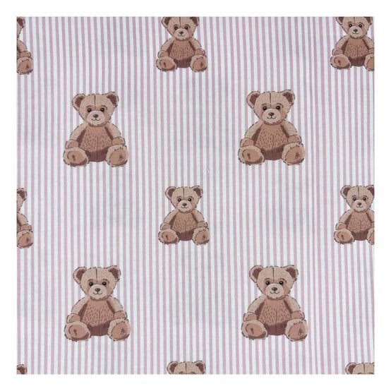 Toybox Treasures Vintage Teddy Cotton Fabric by the Metre image number 2