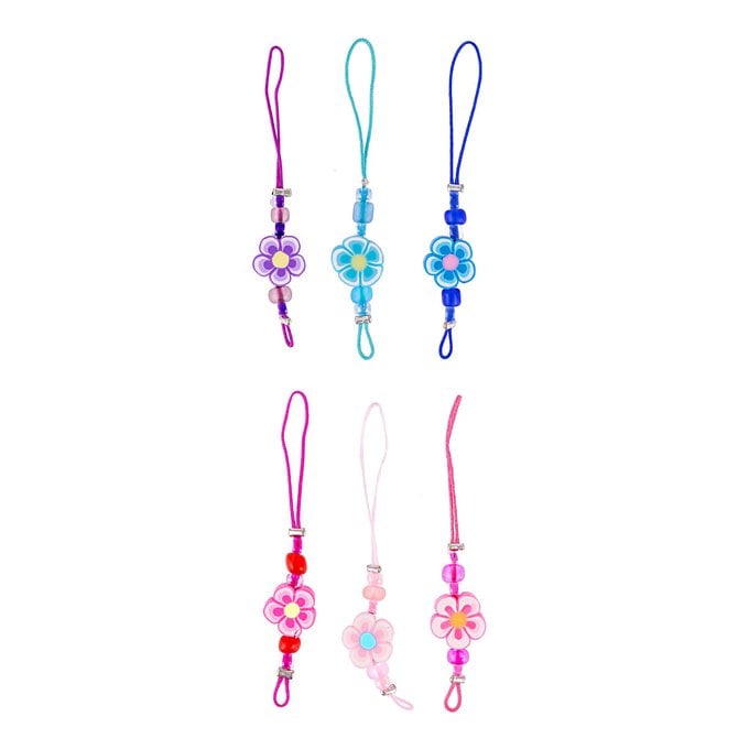 Floral Stitch Marker Charms 6 Pack  image number 1