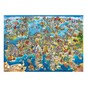Crazy Map of Europe Jigsaw Puzzle 1000 Pieces image number 2