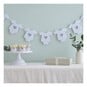 Create & Celebrate White Felt Baby Grow Bunting 2.4m image number 1