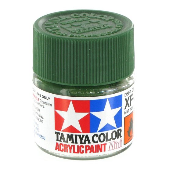 Tamiya Colour Acrylic Paint XF-26 Deep Green 10ml image number 1