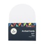 White Arched Cards 5 x 7 Inches 6 Pack image number 4