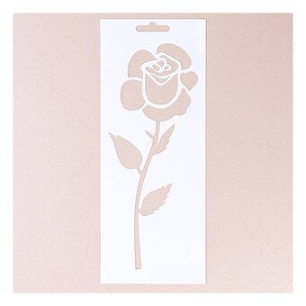Rose Stencil 10cm x 25cm 