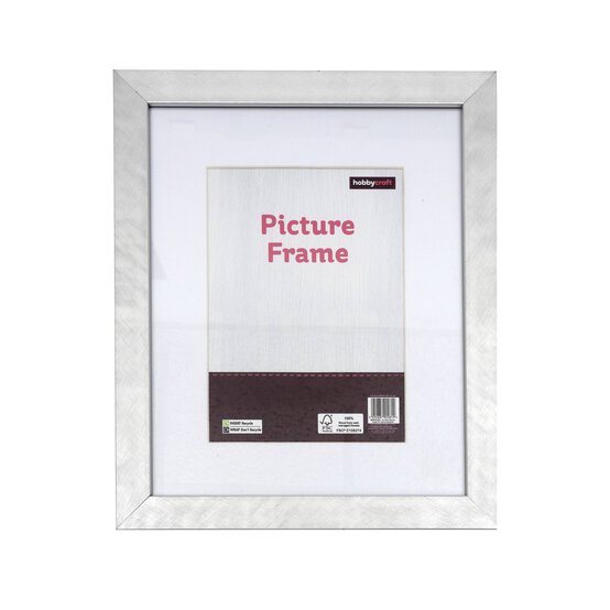 Metallic Silver Picture Frame 25cm x 20cm image number 2