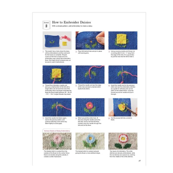 Flower Knitting Pattern Book image number 4