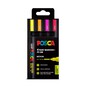 Uni-ball Posca Fluorescent PC-5M Marker Pens 4 Pack image number 1