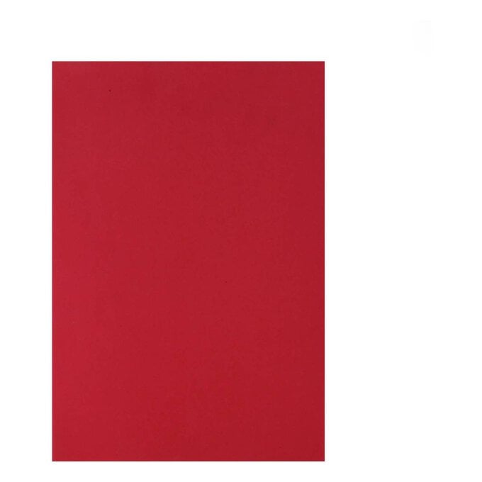 Red Foam Sheet 45cm x 30cm image number 1