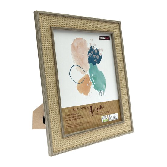 Rattan Picture Frame 25cm x 20cm image number 1