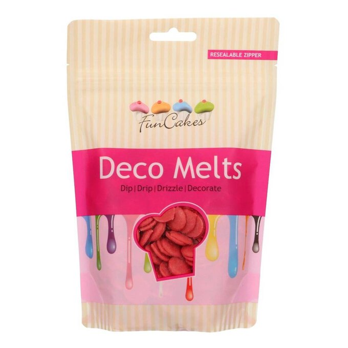 Funcakes Red Deco Melts 250g image number 1