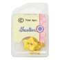 Hemline Yellow Novelty Star Button 4 Pack image number 2