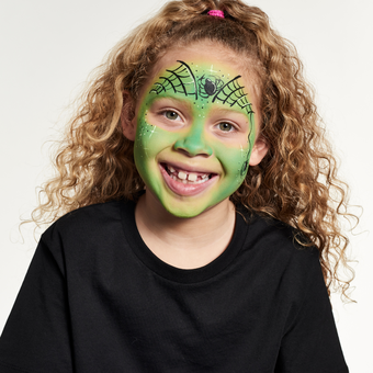 How to Face Paint a Green Witch