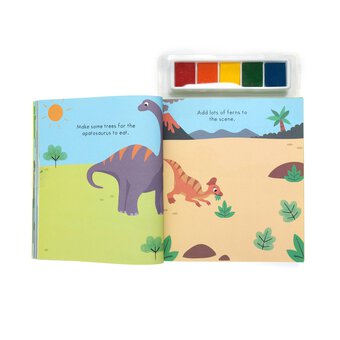 Dinosaur Finger Print Art Activity Book | Hobbycraft