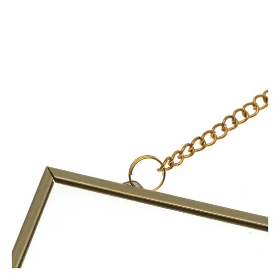 Glass Sign with Gold Frame 20cm x 15cm image number 3