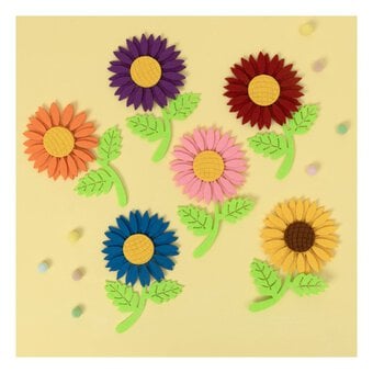 Felt Sunflowers 6 Pack