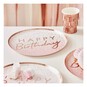 Ginger Ray Rose Gold Birthday Paper Plates 8 Pack image number 1