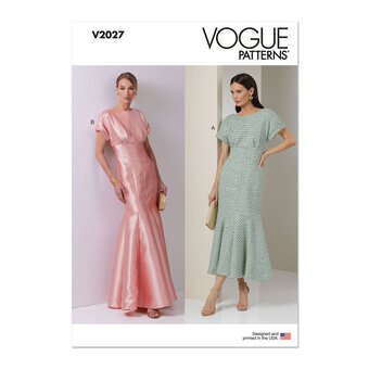 Vogue Women's Dresses Sewing Pattern V2027 (R5 14-22)