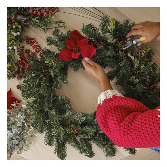 Artificial Fir Christmas Wreath 60cm image number 3