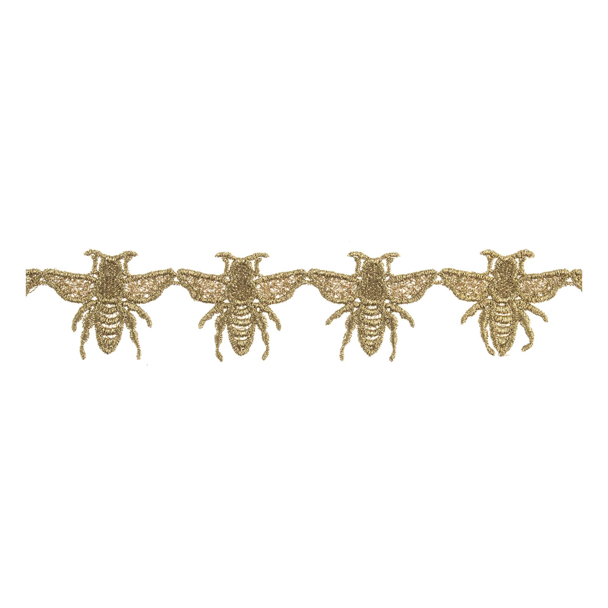 Gold Bee Trim by the Metre | Hobbycraft