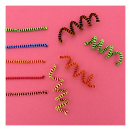 Striped Pipe Cleaners 100 Pack image number 3