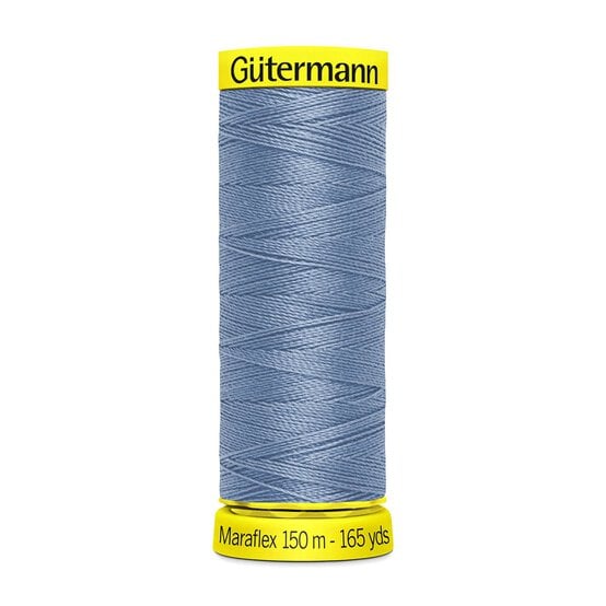 Gutermann China Blue Maraflex Stretchy Sewing Thread 150m (143) image number 1